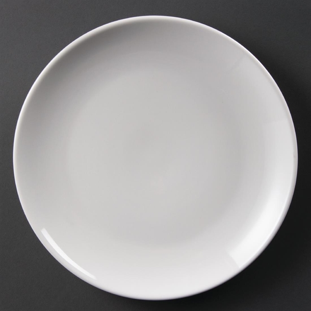 250MM OLYMPIA WHITEWARE COUPE PLATE