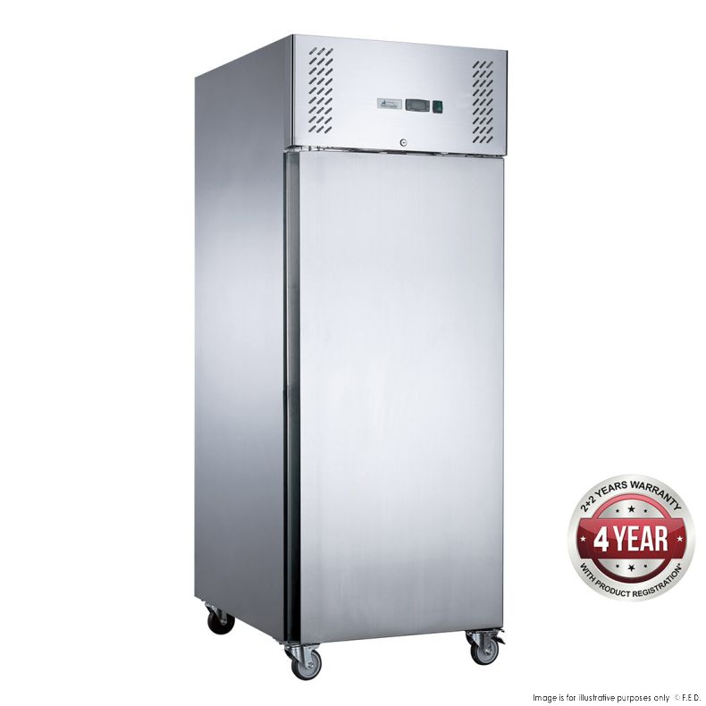 S/S SINGLE FULL DOOR UPRIGHT FREEZER 400LTR